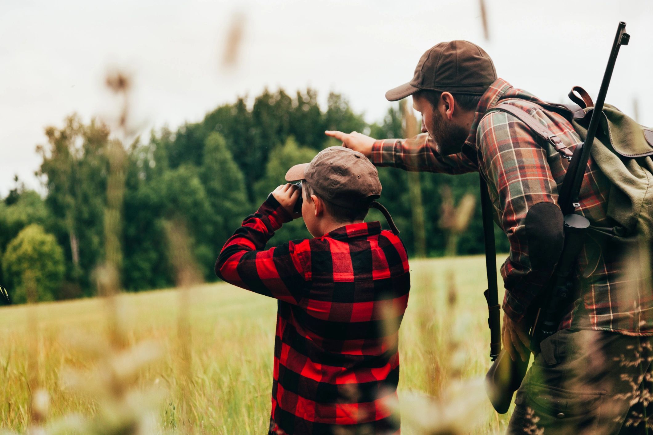 family hunting outdoors blind gear lifestyle